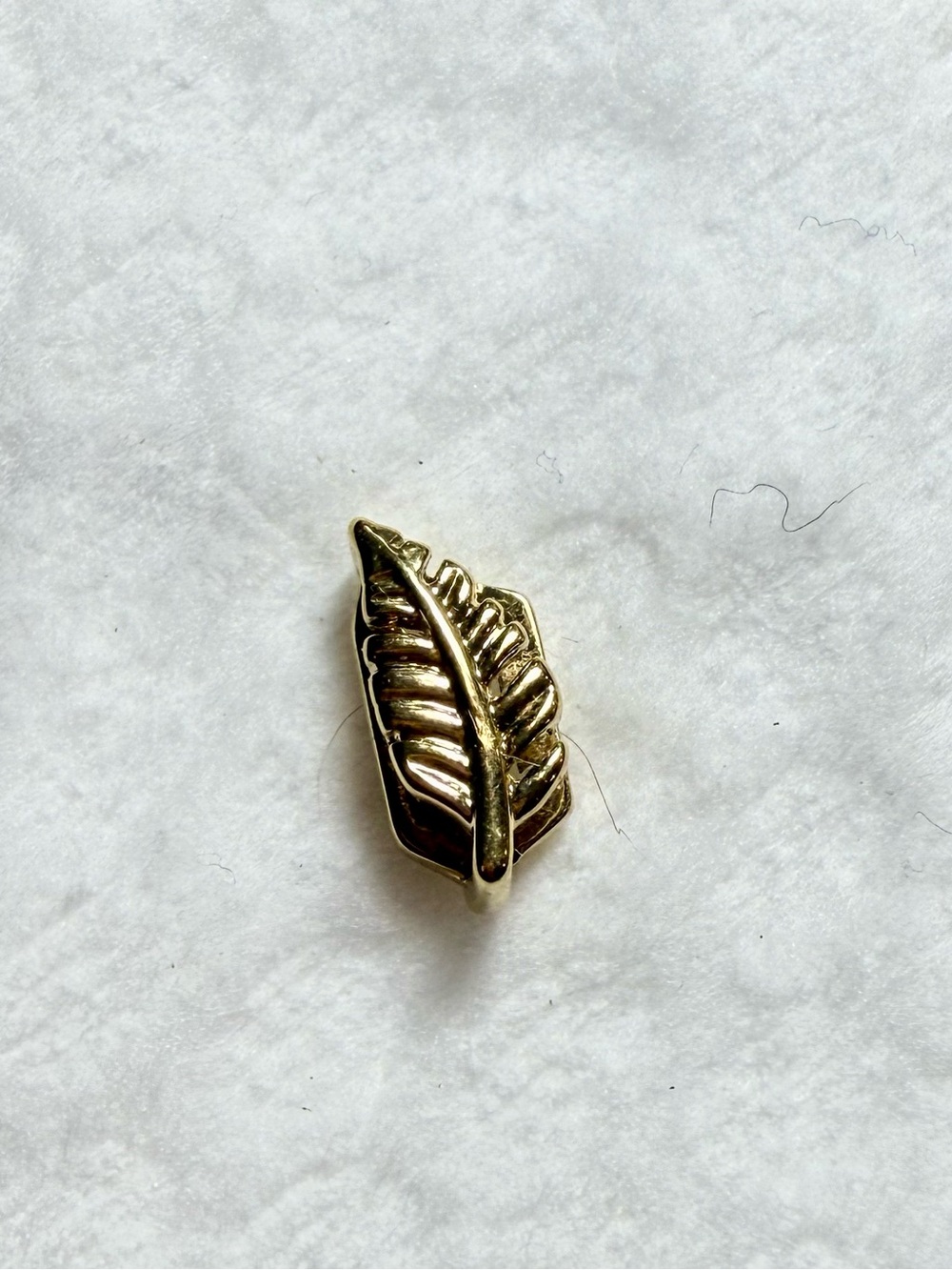 KEEP Collective Gold Leaf Charm Pendant